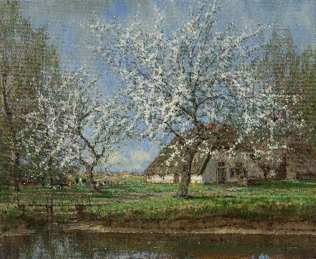 Arnold Marc Gorter | Frühlingsblüte, Öl auf Leinwand, 46,3 x 56,3 cm, Unterzeichnet u.r.