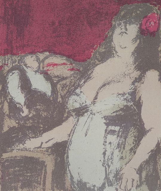 Löb K.L.  | Antwerpener Annie, Litho 39,0 x 32,2 cm, Unterzeichnet u.r. (in Bleistift) und datiert '75 (in Bleistift)