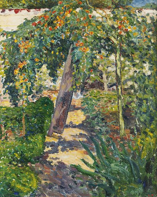 Valtat L.  | L'arbre dans le jardin (Baum im Garten), Öl auf Leinwand 81,0 x 65,0 cm, Unterzeichnet r.u. in Stempelsignatur und zu datieren 1896