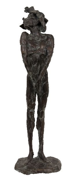 Kees Verkade | Clown, Bronze, 52,5 cm, Unterzeichnet mit Initialen auf Basis und datiert '77 auf Basis