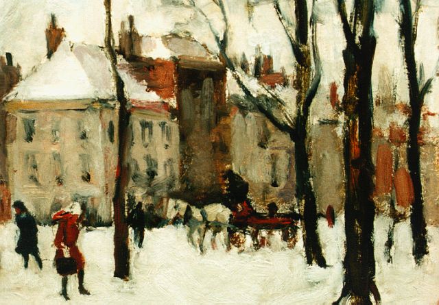 Edzard Koning | Impression Voorhout, 18,1 x 24,0 cm, signed l.l. with monogram