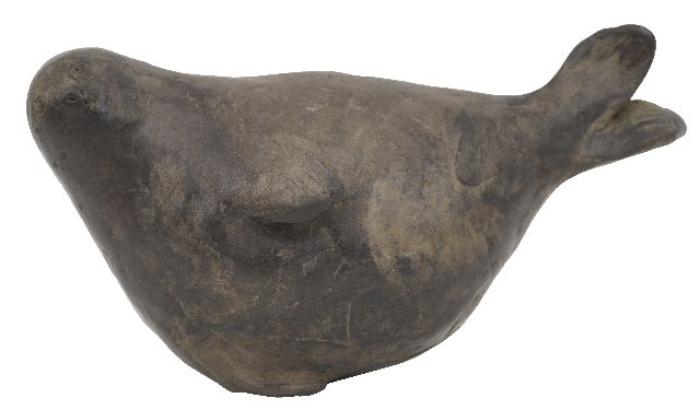 Hemert E. van | Siegel, Bronze 8,5 x 15,0 cm, Unterzeichnet mit Monogramm auf dem Bauch und zu datieren 2017