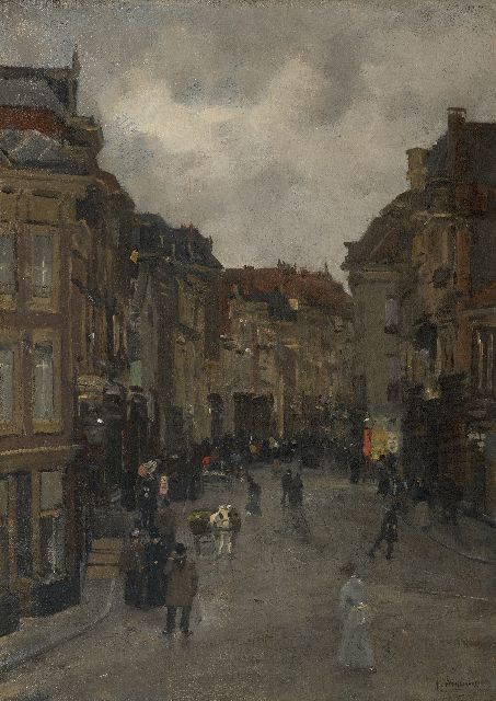 Floris Arntzenius | Stadtbild, Den Haag, Öl auf Leinwand, 36,5 x 50,9 cm, Unterzeichnet u.r.