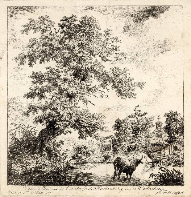 Ludwig von Laffert | x, Radierung