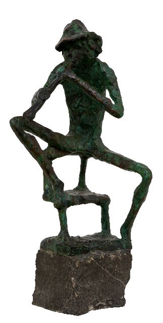 Jits Bakker | x, Bronze, 28,0 cm, Unterzeichnet auf dem Sockel