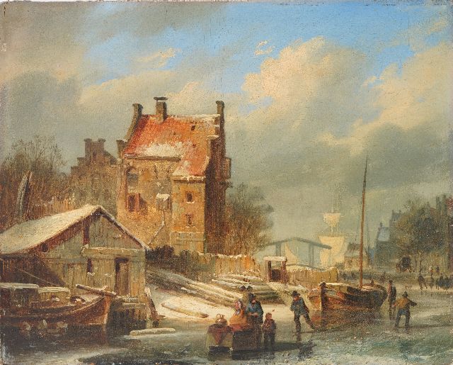 Cornelis Springer | x, Öl auf Holz, 19,0 x 24,0 cm, Unterzeichnet u.m. und datiert '44