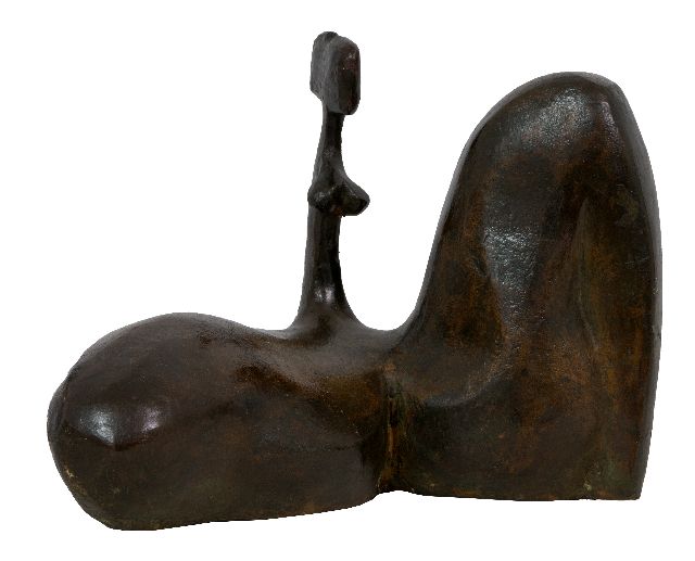 Elena Alvarez-Laveron | Frauenfigur, Bronze, 13,6 x 16,6 cm