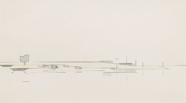 Hendrik Valk | x, Farbbleistift auf Papier, 18,0 x 29,0 cm