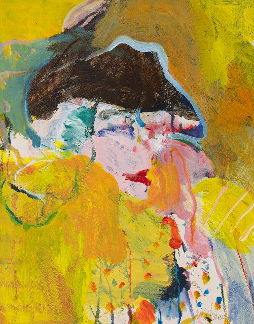 Kees van Bohemen | Frau, gouache and oil on paper, 82,0 x 64,0 cm, Unterzeichnet u.r. und datiert '78