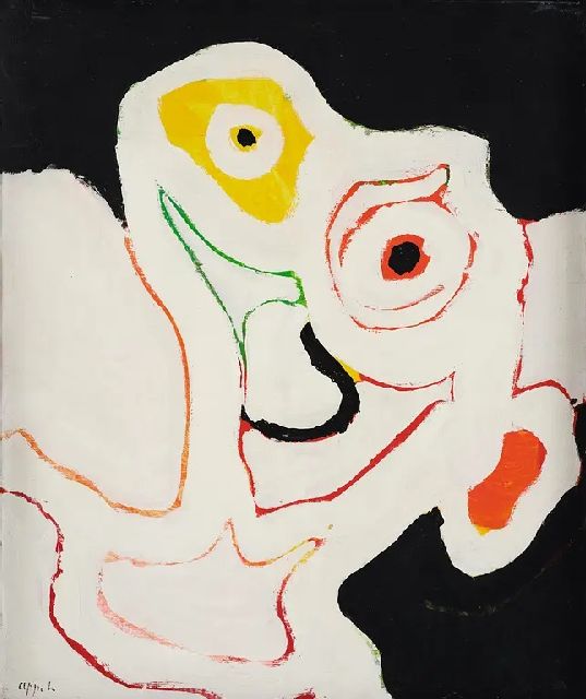 Karel Appel | x, Öl auf Leinwand, 65,0 x 54,0 cm, Unterzeichnet u.l.