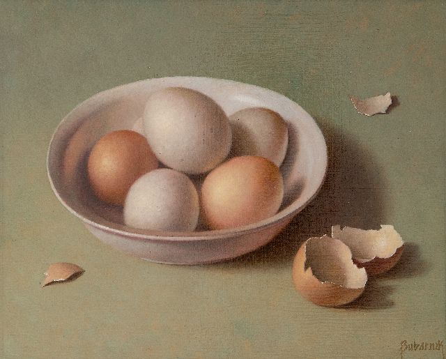 Gyula Bubarnik | x, Öl auf Holz, 24,0 x 30,0 cm, Unterzeichnet u.r.