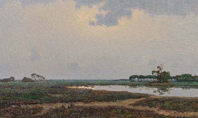 Jan Knikker sr. | Weite holländische landschaft, Öl auf Leinwand, 60,4 x 100,2 cm, Unterzeichnet u.r.