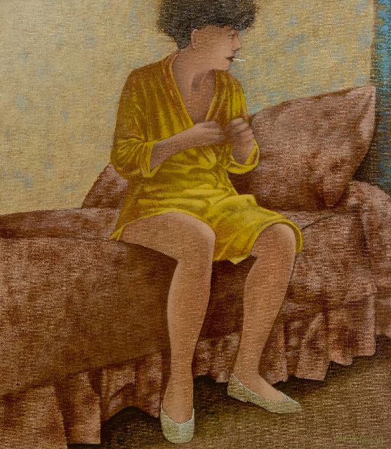 Verhoog A.  | x, Öl auf Leinwand 80,0 x 70,0 cm, Unterzeichnet u.r. und datiert '93