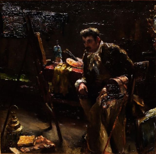 Bogaerts F.  | x, Öl auf Holz 25,5 x 26,0 cm, Unterzeichnet u.M.