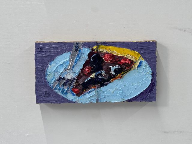 Carlos Blaaker | x, Öl auf Leinwand, 26,0 x 51,0 cm