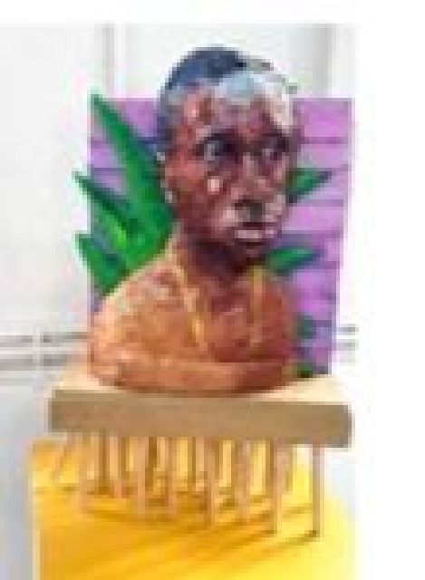 Carlos Blaaker | Rodney, Öl auf Holz, 65,0 x 62,0 cm