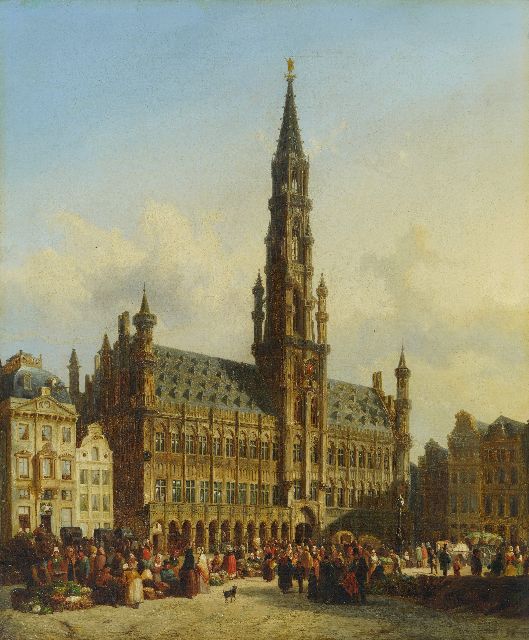Cornelis Springer | x, Öl auf Leinwand, 76,5 x 63,5 cm, Unterzeichnet u.r. und ca.1845    reserved