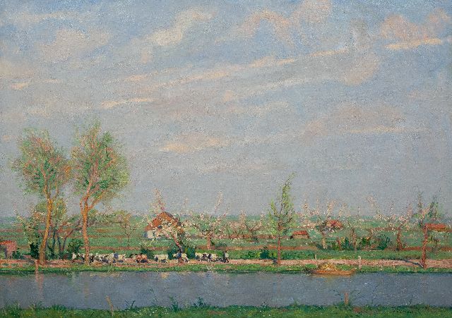 Poortenaar J.C.  | Frühling, Öl auf Leinwand 100,6 x 140,2 cm, Unterzeichnet u.r. und ohne Rahmen