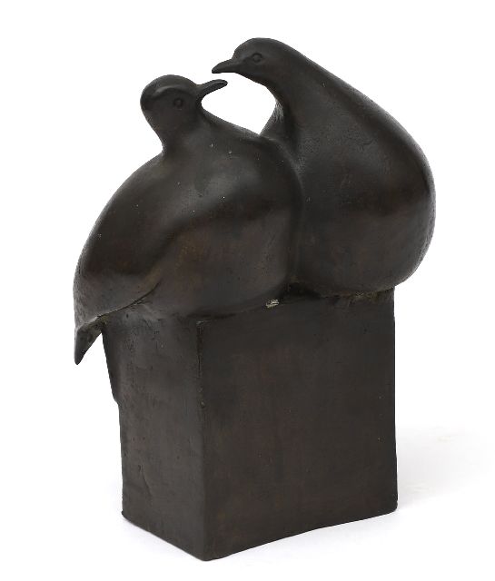 Hartog E. den | x, Bronze 31,0 cm, gesigneerd met kunstenaarsstempel aan achterzijde und zu datieren 1982