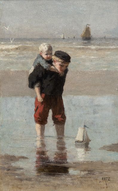 David Artz | x, Öl auf Leinwand, 44,5 x 27,5 cm, Unterzeichnet u.r.