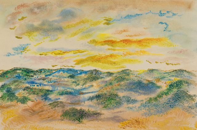 Grosz G.  | Cape Cod, Aquarell auf Papier 36,0 x 52,5 cm