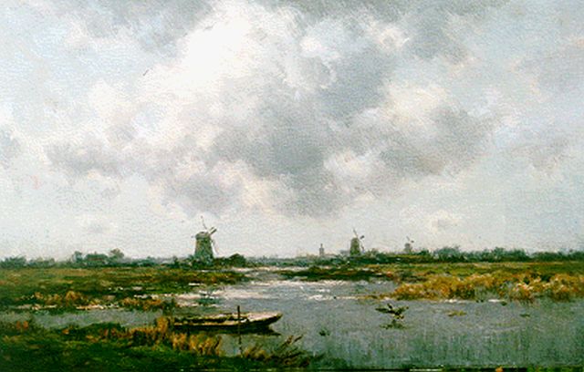 Willem Rip | An extensive river landscape, Öl auf Leinwand, 75,1 x 120,0 cm, signed l.l.
