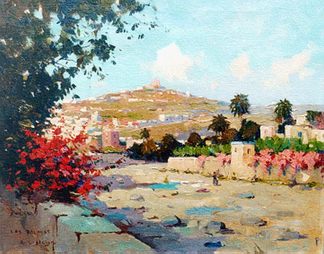 Evert Jan Ligtelijn | View from Las Palmas, Öl auf Leinwand, 40,0 x 50,3 cm, signed l.l.