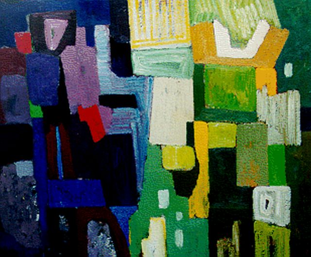 Breetvelt A.  | Composition, Öl auf Leinwand 75,1 x 90,0 cm, signed l.r.