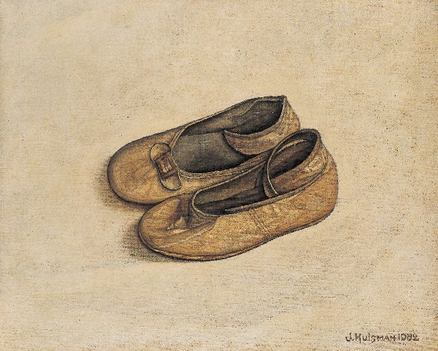Jopie Huisman | Shoes, Öl auf Leinwand, 20,0 x 25,0 cm, signed l.r. und dated 1982