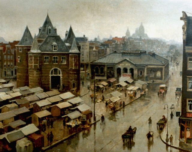 Cornelis Vreedenburgh | A view of the Waag, Amsterdam, Öl auf Leinwand, 59,2 x 73,2 cm, signed l.r. und dated 1936
