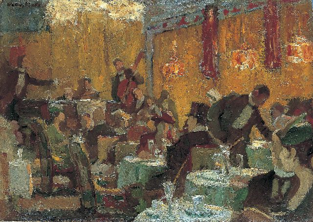 Walter Miehe | A pub, 35,1 x 49,1 cm, signed u.l.