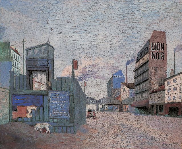 Wim Oepts | Lion Noir, Paris, Öl auf Leinwand, 38,1 x 46,1 cm, signed l.r. und dated '35