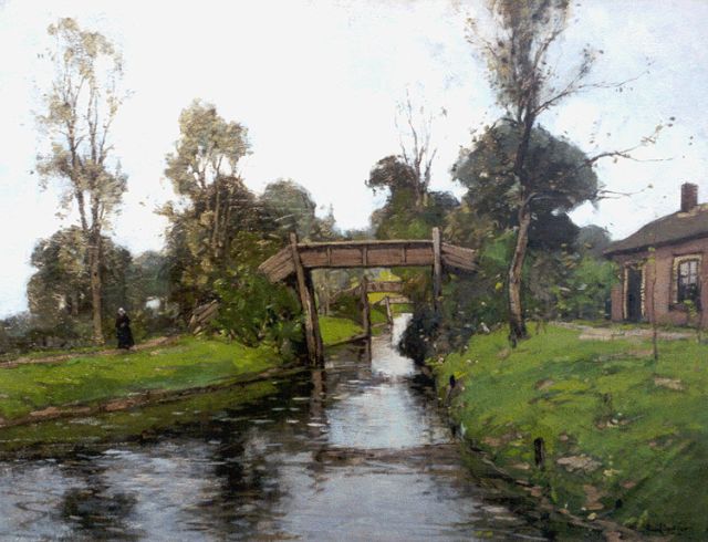 Paul Bodifée | Giethoorn, Öl auf Leinwand, 50,3 x 65,3 cm, signed l.r.