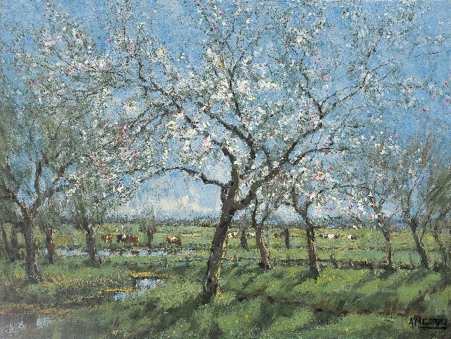 Arnold Marc Gorter | Spring, Öl auf Leinwand, 31,8 x 42,0 cm, signed l.r.