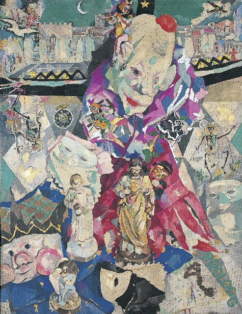 Verdonk F.W.  | Prologue, Öl auf Leinwand 94,8 x 73,0 cm, signed on the stretcher on the reverse