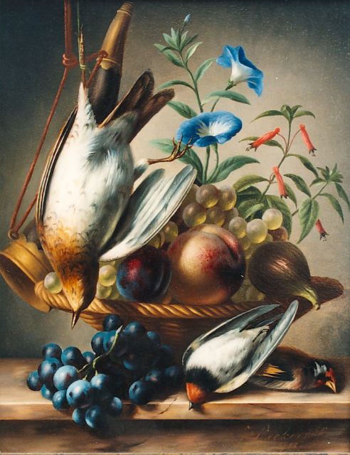 Johannes Reekers jr. | A still life, Öl auf Holz, 36,8 x 29,2 cm, signed l.r. und dated '55