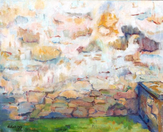 Otto B. de Kat | Auvergne, Öl auf Leinwand Malereifaser, 39,8 x 49,9 cm, signed l.l. und dated '77