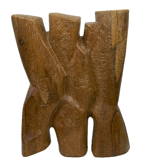 Dolf Breetvelt | Dreiheit, Holz, 60,5 x 47,0 cm, Unterzeichnet auf der Rückseite