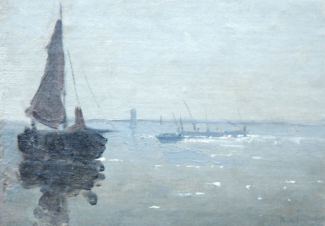 Willem Bastiaan Tholen | Early morning, Öl auf Leinwand auf Holz, 15,8 x 22,1 cm, signed l.r.
