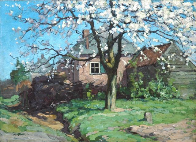 Paul Bodifée | Blossoming tree, Öl auf Holz, 30,0 x 42,0 cm, signed l.l.