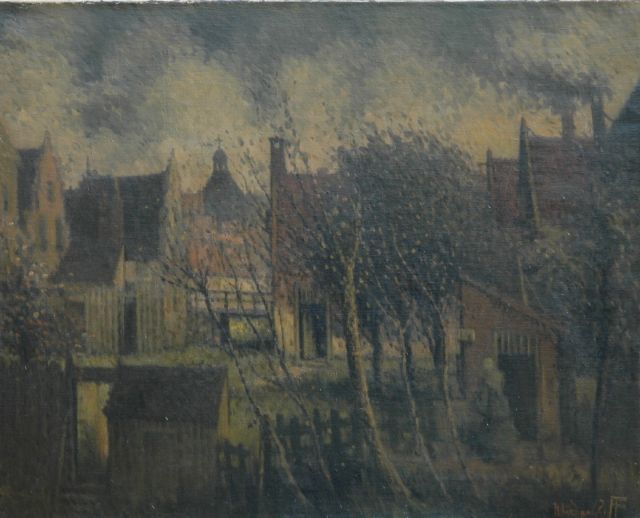 Daalhoff H.A. van | A village, Öl auf Leinwand 63,5 x 78,7 cm, signed l.r.