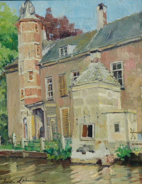 Anna Lehmann | View of 'Huize te Hoorn', Rijswijk, Öl auf Leinwand, 40,3 x 32,2 cm, signed l.l.