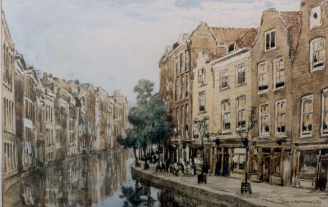 Johan Hendrik van Mastenbroek | A view of the Delftse vaart, Aquarell auf Papier, 18,5 x 29,0 cm, signed l.l. und dated '40