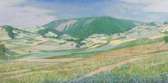 Hart Nibbrig F. - Landschaft In der Eifel, Öl auf Leinen 60,4 x 120,5 cm, signiert r.u.und te dateren ca. 1906 - 1909