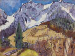 Altink J. - Das Gridone Massiv, die Schweiz, Öl auf Leinen 75 x 100,4 cm, signiert u.r.und datiert '62