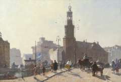 Vreedenburgh C. - ‚De Munt‘, Amsterdam, Öl auf Leinen 47,8 x 70 cm, signiert l.u.und datiert 1926