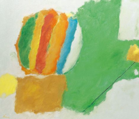 Eugène Brands - Sonne, Öl auf Leinwand 85,0 x 100,2 cm, Unterzeichnet u.l.und datiert im Verso 1979