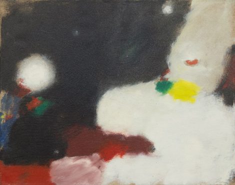 Eugène Brands - Mysterious Universe, Öl auf Leinwand 55,0 x 70,5 cm, Unterzeichnet u.r.und datiert '71 im Verso